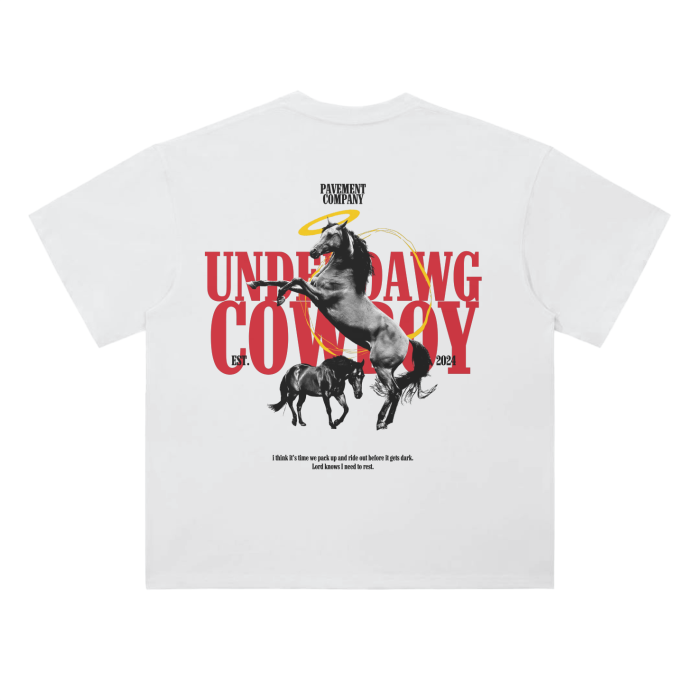 "UNDERDAWG COWBOY" PVMNT TEE