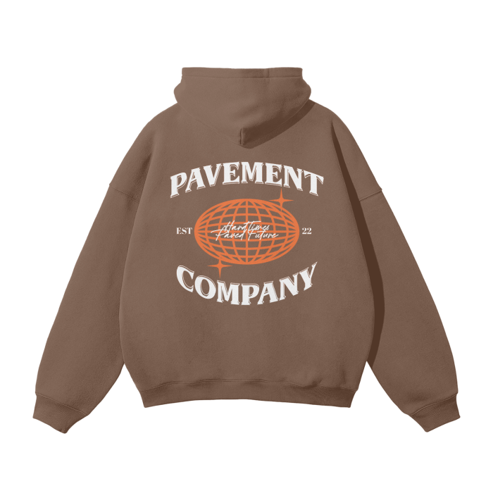 "PVMNT WORLD" heavyweight hoodie