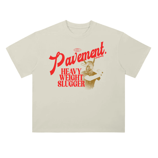 "HEAVYWEIGHT SLUGGER" Drop Shoulder PVMNT TEE