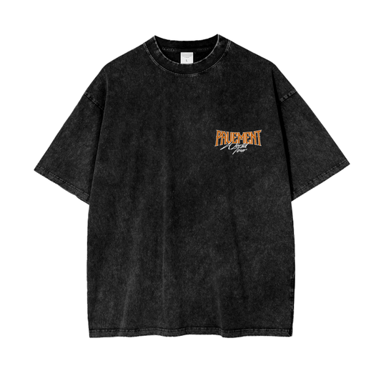 "WORLD TOUR"  oversized PVMNT TEE