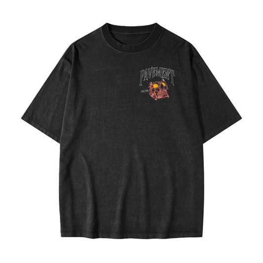 "THE RED SKULL" oversized PVMNT TEE