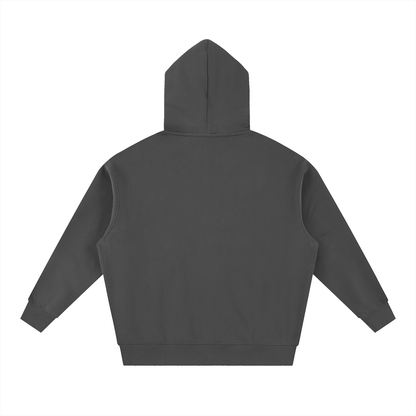 TRIPPY P Boxy Fit Fleece Hoodie GREY