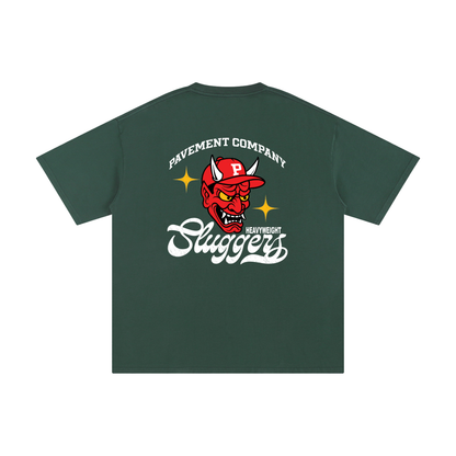 HEAVYWEIGHT SLUGGER Tee FOREST GRN