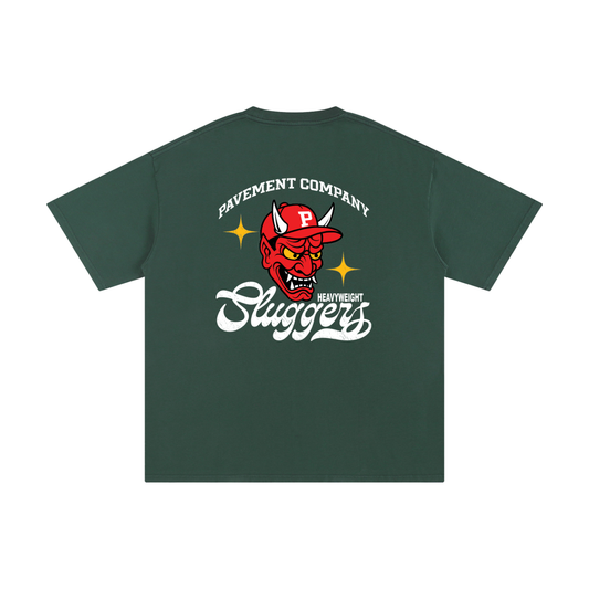 HEAVYWEIGHT SLUGGER Tee FOREST GRN