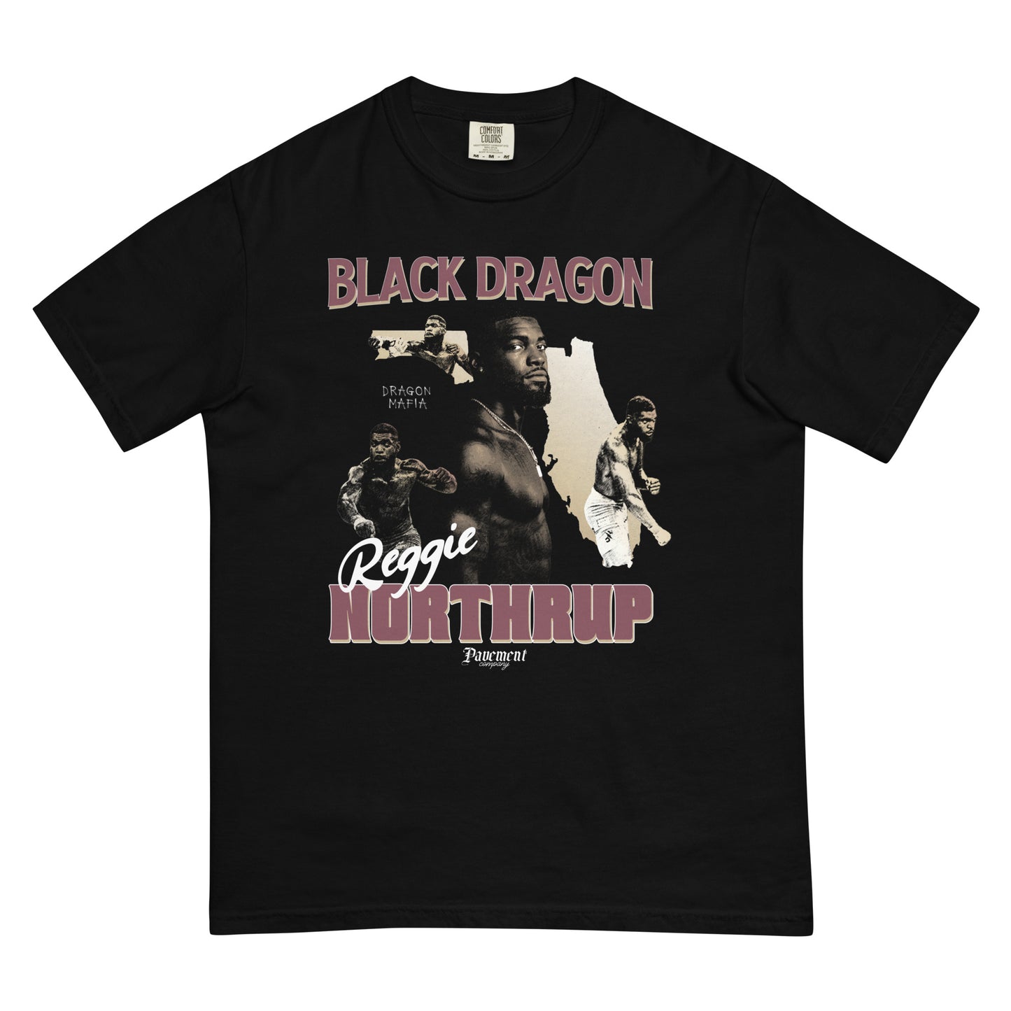 "BLACK DRAGON" Reggie Northrup fight TEE